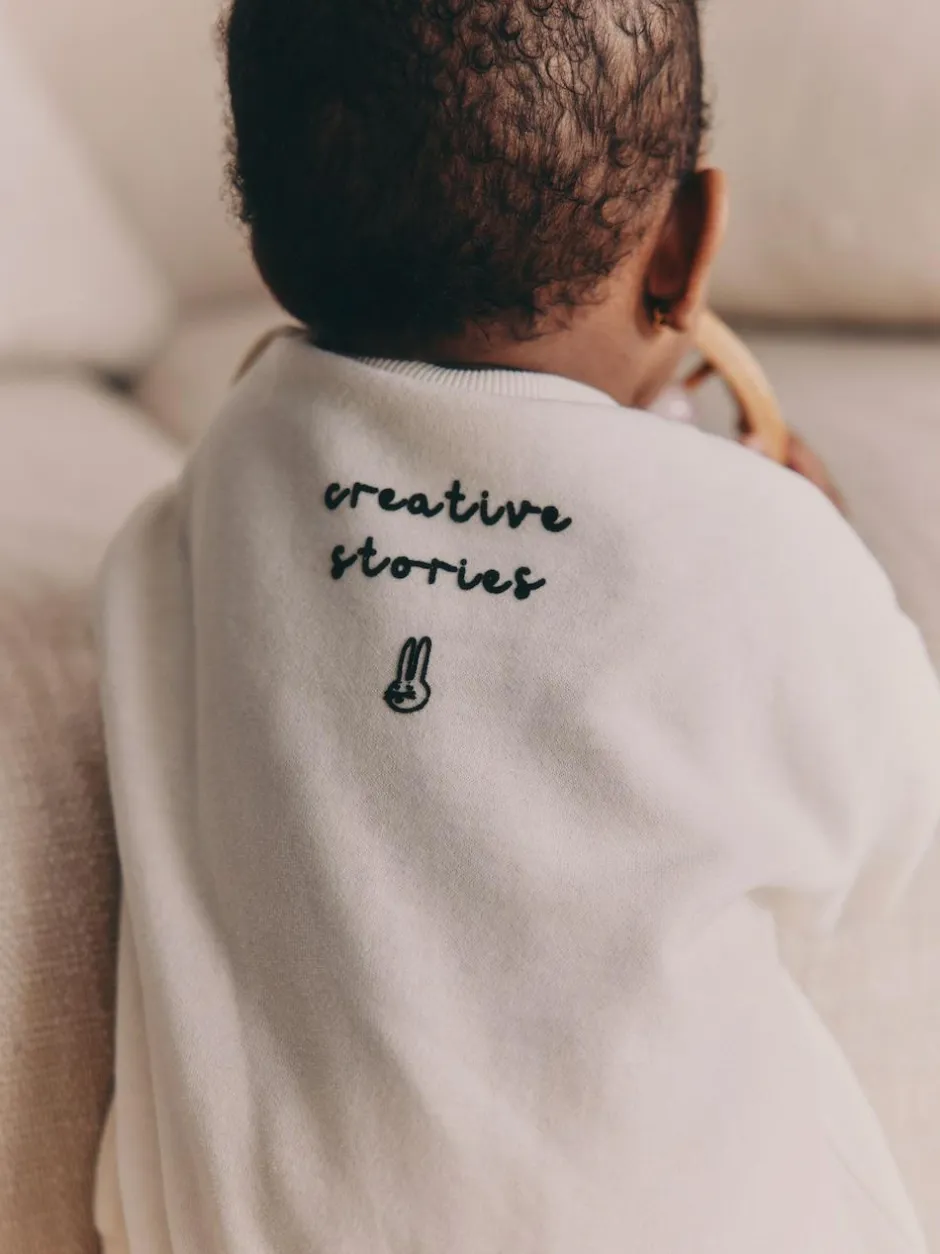 Next Baby Sweatshirt and Leggings 2 Piece Set (0mths-2yrs) Ecru Discount