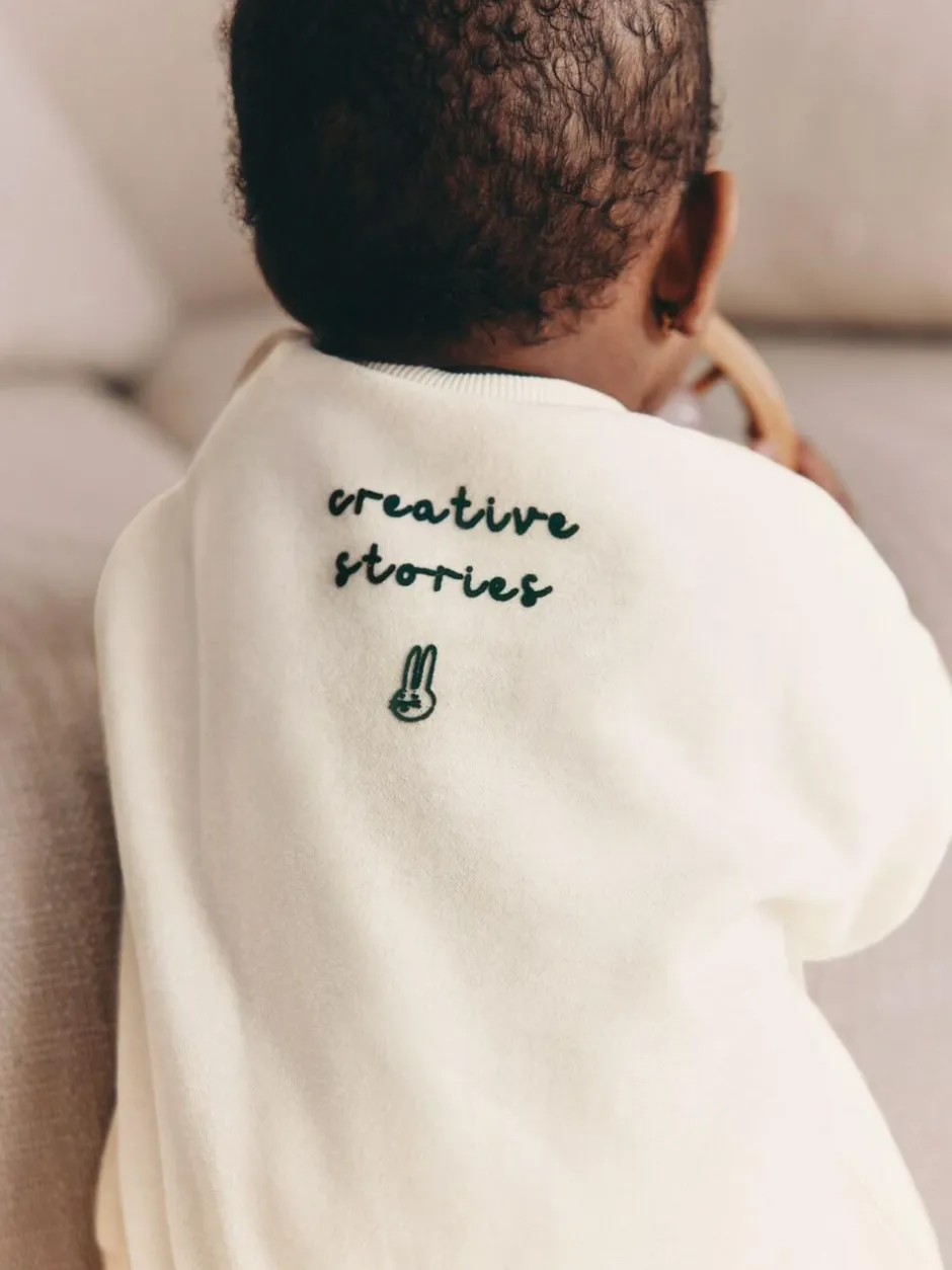 Next Baby Sweatshirt and Leggings 2 Piece Set (0mths-2yrs) Ecru Discount