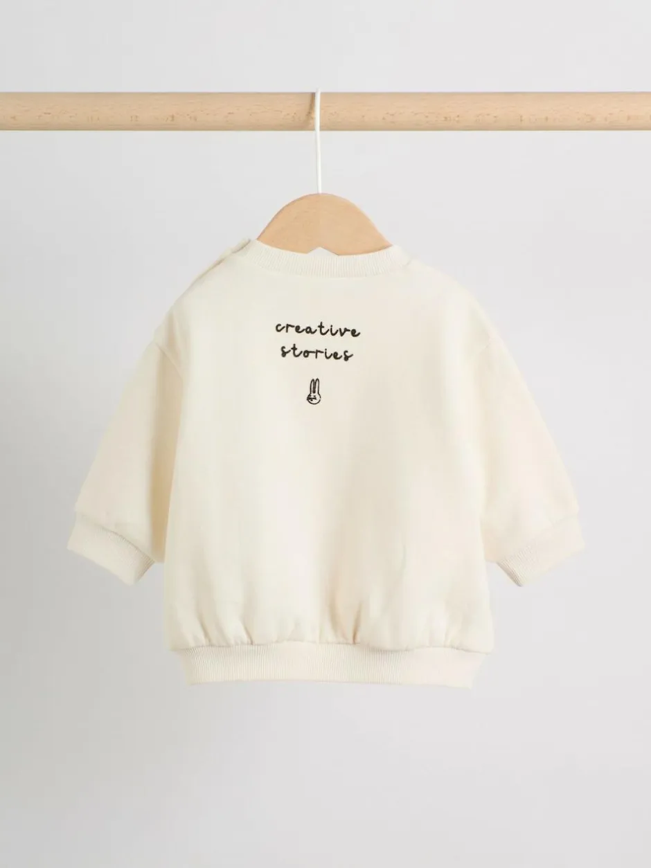 Next Baby Sweatshirt and Leggings 2 Piece Set (0mths-2yrs) Ecru Discount