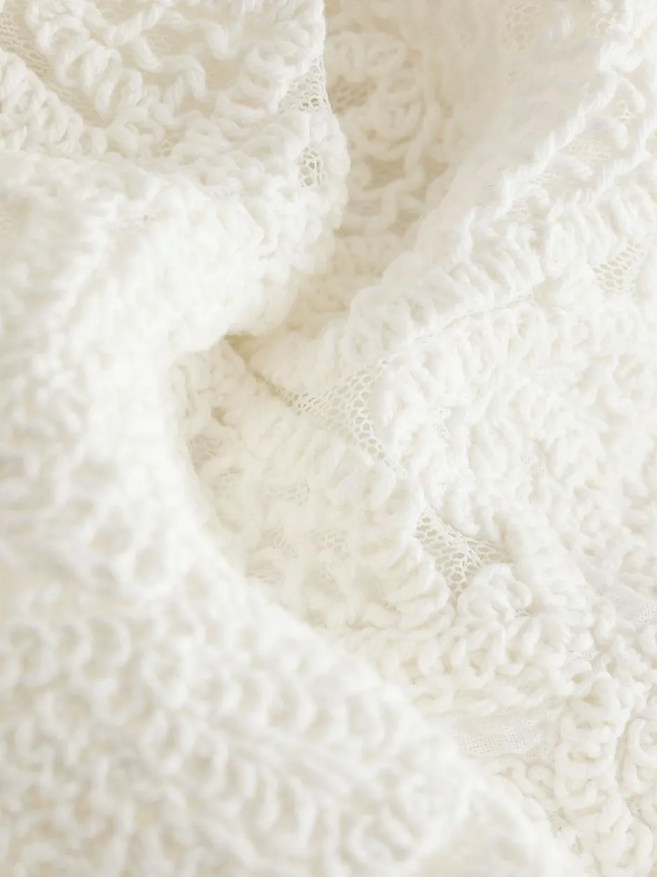 Next Ecru Crochet Tie Waist Shorts Online