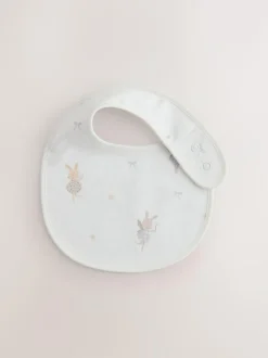 Next Ecru Fairy Mouse Baby Bibs 3 Pack Discount