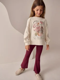 Next Ecru Floral Sequin Long Sleeve Top (3-16yrs) Discount