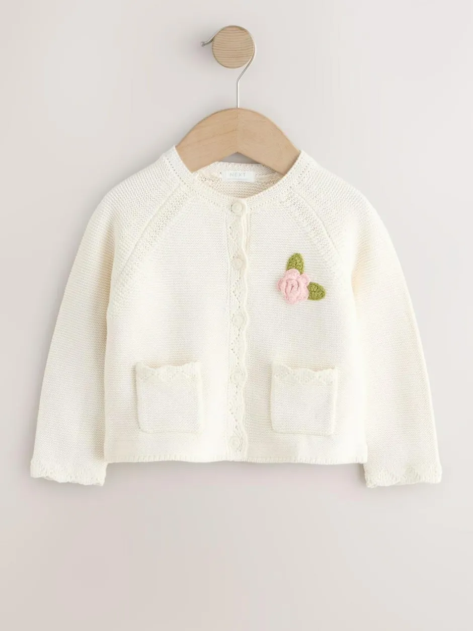 Next Ecru Flower Girl Occasion Cardigan (3mths-7yrs) Best