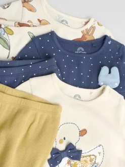 Next Ecru Long Sleeve Top And Leggings Set 6 Piece (0mths-3yrs) Best