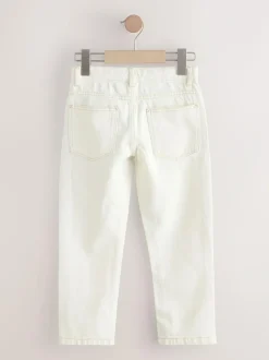 Next Regular Fit Authentic Denim Jeans (3-16yrs) Ecru Clearance