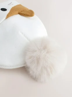 Next Ecru Squishmallow Cat 3D Pom Beanie Hat (5-13yrs) Online