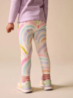 Next Ribbed Leggings (3mths-7yrs) Ecru White Outlet