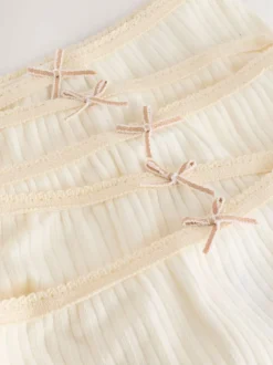 Next Texture Briefs 5 Pack (1.5-16yrs) Ecru White Online