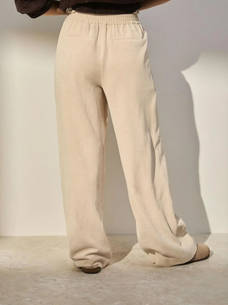 Next Ecru Wide Leg Soft Cord Trousers Best