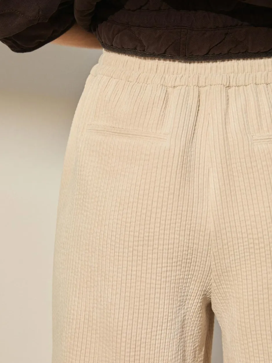 Next Ecru Wide Leg Soft Cord Trousers Best