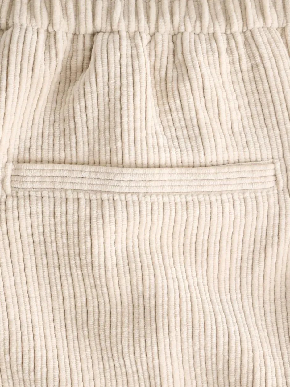 Next Ecru Wide Leg Soft Cord Trousers Best