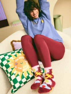 Eleanor Bowmer Super Cosy Socks Floral Clearance