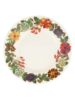 Emma Bridgewater Cream Autumn Flowers 10 1/2 Inch Dinner Plate Outlet