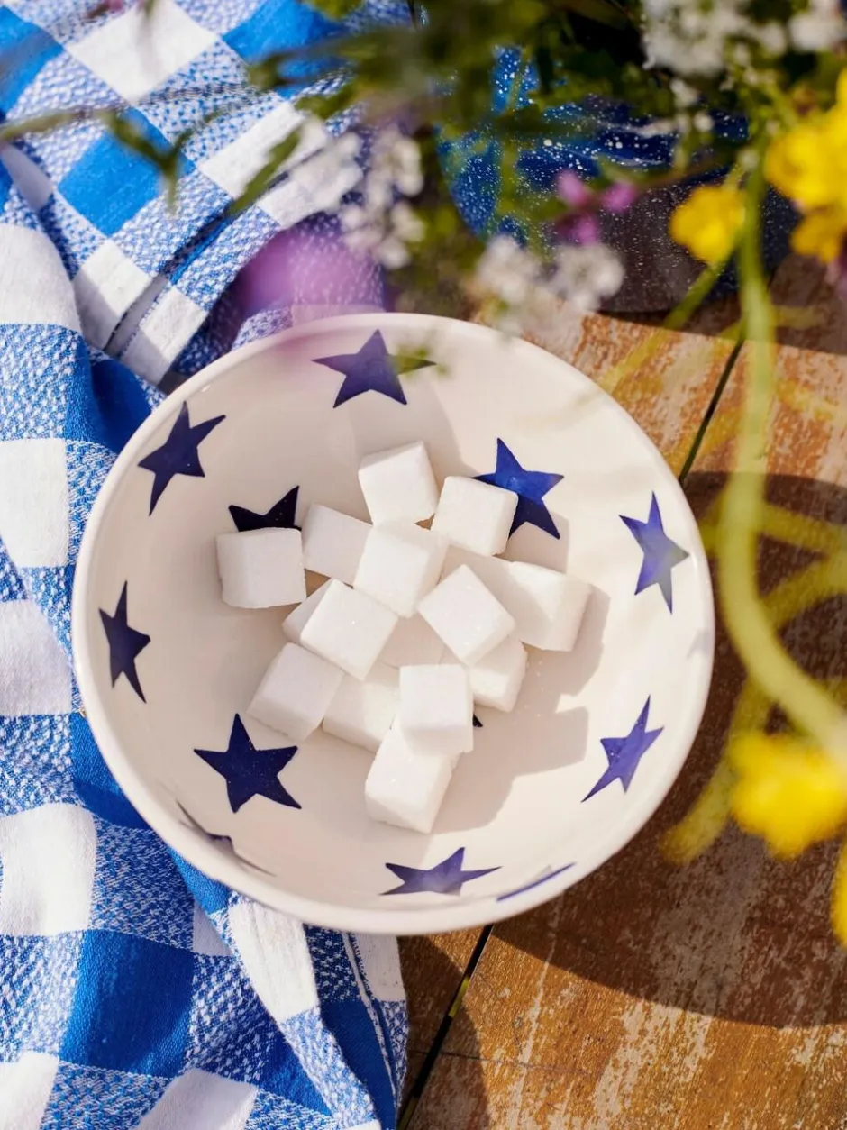 Emma Bridgewater Cream Blue Star Cereal Bowl Outlet