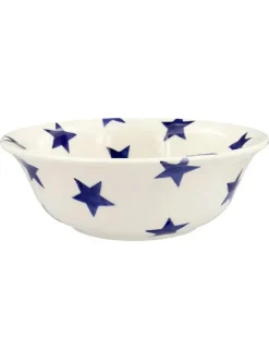 Emma Bridgewater Cream Blue Star Cereal Bowl Outlet