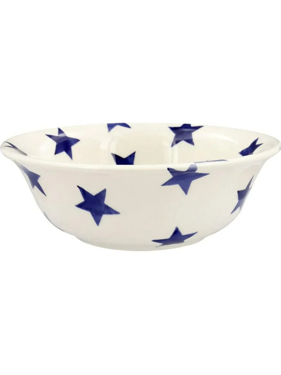 Emma Bridgewater Cream Blue Star Cereal Bowl Outlet