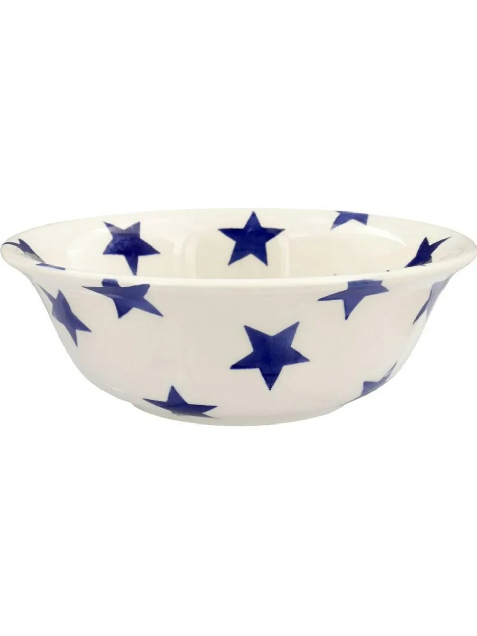 Emma Bridgewater Cream Blue Star Cereal Bowl Outlet