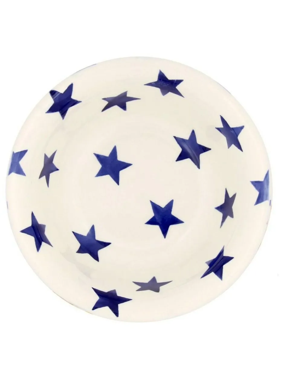 Emma Bridgewater Cream Blue Star Cereal Bowl Outlet