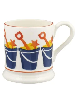 Emma Bridgewater Cream Bucket & Spade 1/2 Pint Mug Best