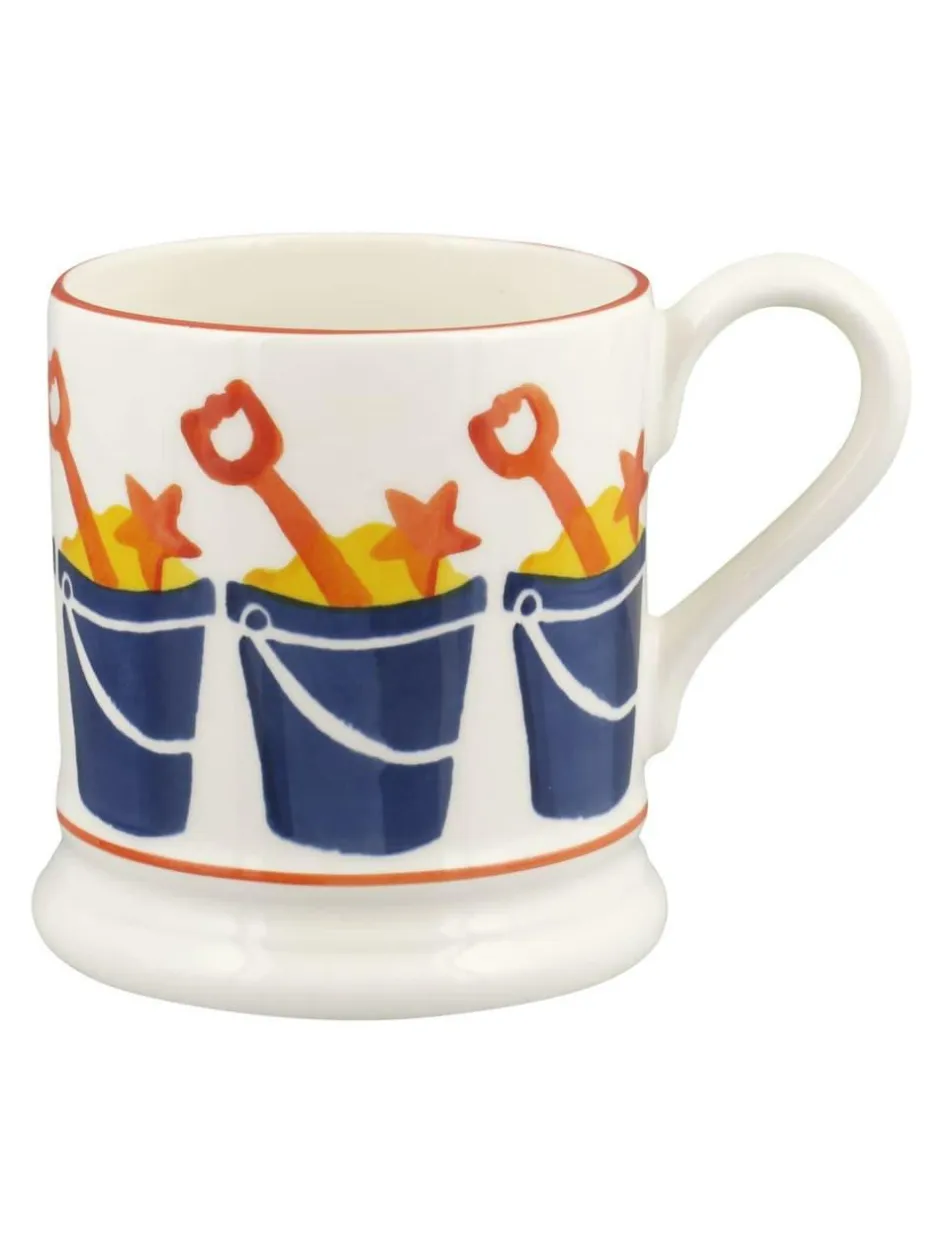Emma Bridgewater Cream Bucket & Spade 1/2 Pint Mug Best