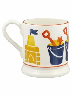Emma Bridgewater Cream Bucket & Spade 1/2 Pint Mug Best
