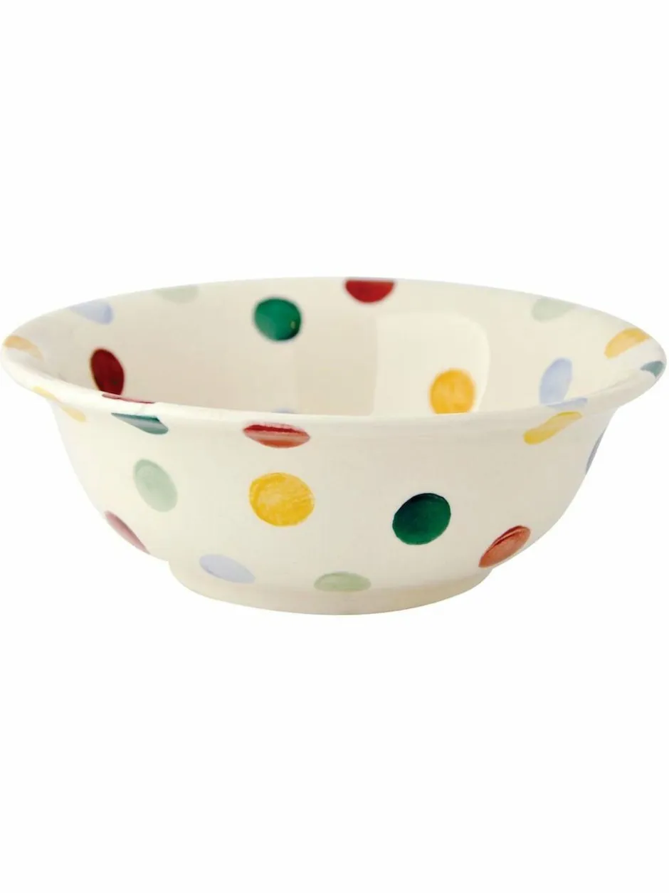 Emma Bridgewater Cream Polka Dot Cereal Bowl Clearance