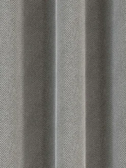 Enhanced Living Chester Thermal Blackout Eyelet Curtains Grey Outlet