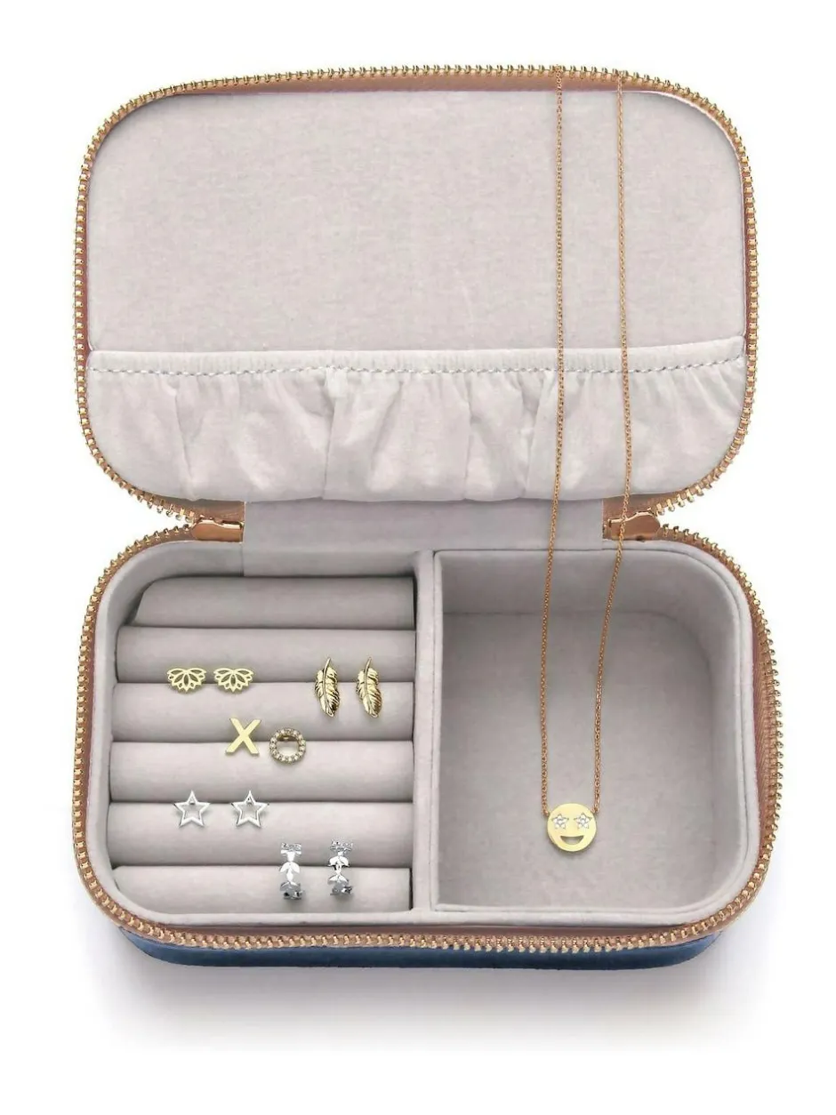 Estella Bartlett Mini Jewellery Box Navy Sale