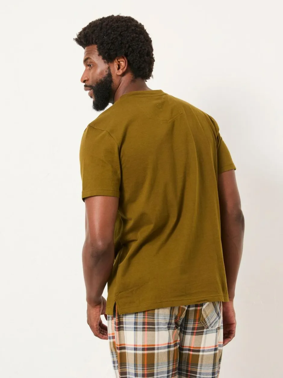 Fat Face FatFace Beale Khaki Green Check Pyjama Set Clearance