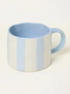 Fat Face FatFace Blue Mama Stripe Mug Sale