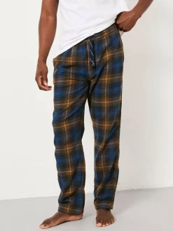 Fat Face FatFace Bray Blue Check Pyjama Bottoms Hot
