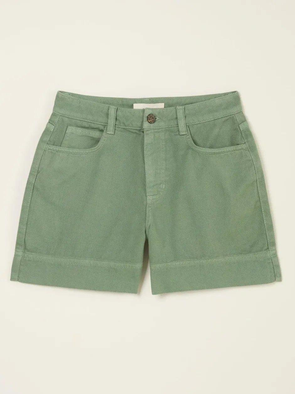 Fat Face FatFace Broadway Mint Green Woven Shorts