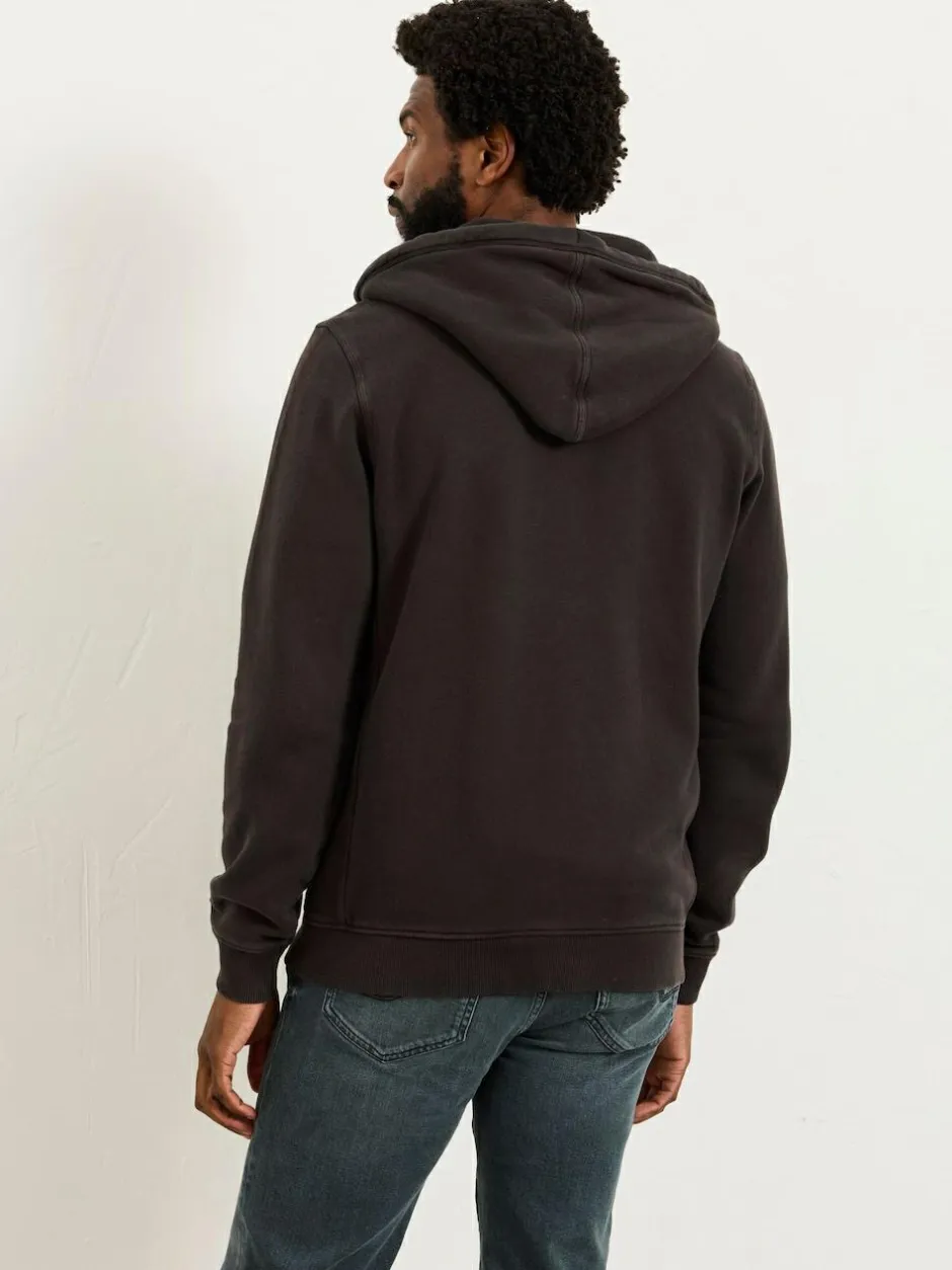 Fat Face FatFace Brooke Zip Through Hoodie Black Outlet