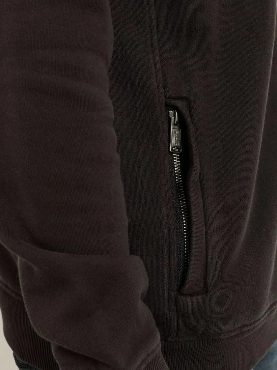 Fat Face FatFace Brooke Zip Through Hoodie Black Outlet