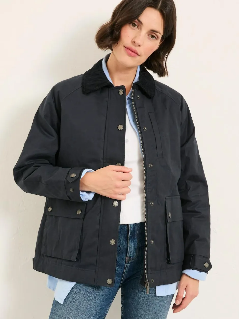 Fat Face FatFace Devon Heritage Jacket Navy Outlet