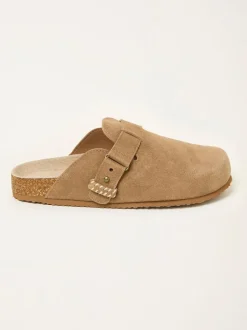 Fat Face FatFace Elsie Tan Brown House Shoe New