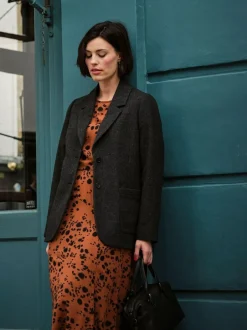 Fat Face FatFace Etta Charcoal Grey Blazer Discount