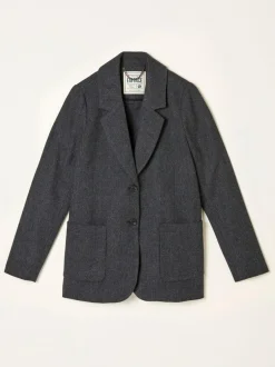 Fat Face FatFace Etta Charcoal Grey Blazer Discount