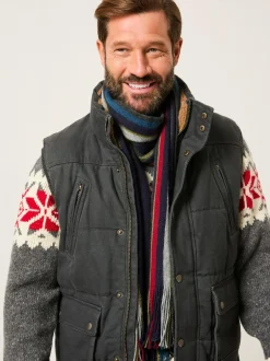Fat Face FatFace Finn Multi Stripe Scarf Outlet