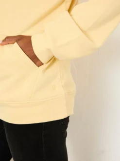 Fat Face FatFace Freya Overhead Hoodie Yellow Hot