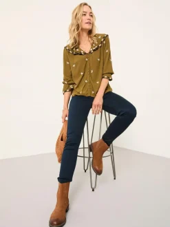 Fat Face FatFace Hayle Five Pocket Jegging Navy Online