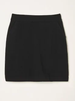 Fat Face FatFace Jess Black Ponte Mini Skirt Outlet