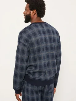 Fat Face FatFace Kemble Navy Check Jumper Outlet