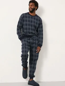 Fat Face FatFace Kemble Navy Check Jumper Outlet