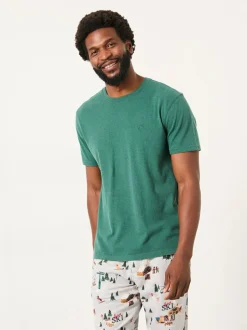 Fat Face FatFace Lulworth Mid Green Short Sleeve T-Shirt
