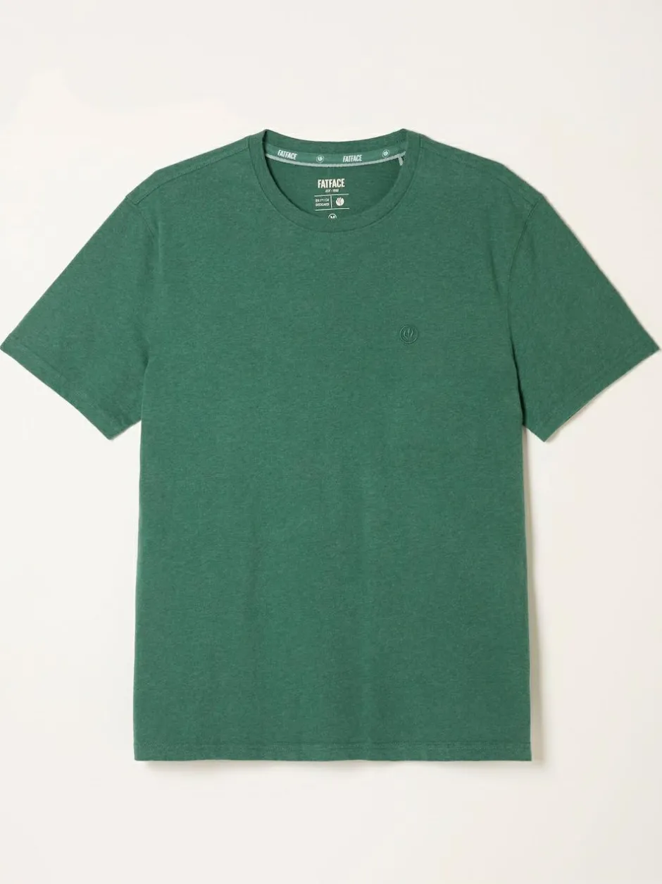 Fat Face FatFace Lulworth Mid Green Short Sleeve T-Shirt