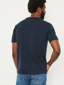 Fat Face FatFace Lulworth Navy Short Sleeve T-Shirt New
