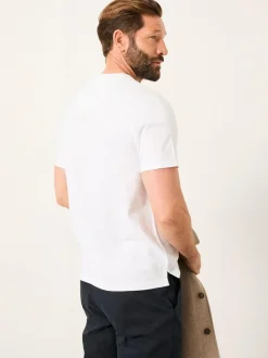 Fat Face FatFace Lulworth White Short Sleeve T-Shirt Clearance