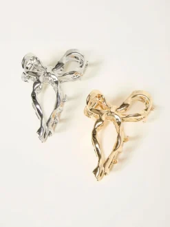 Fat Face FatFace Multi 2 Pack Metal Bow Claw Clips Sale