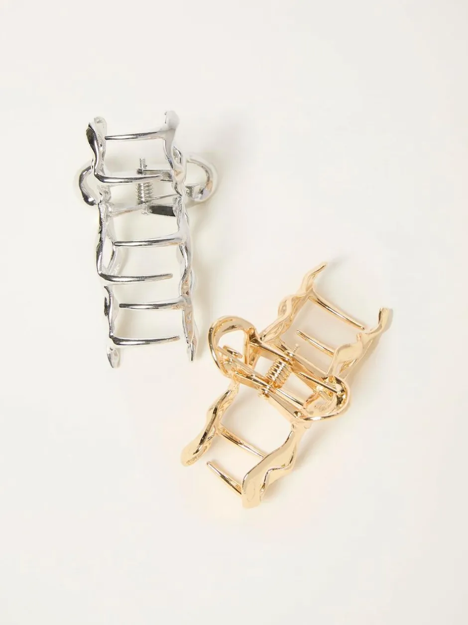 Fat Face FatFace Multi 2 Pack Metal Bow Claw Clips Sale